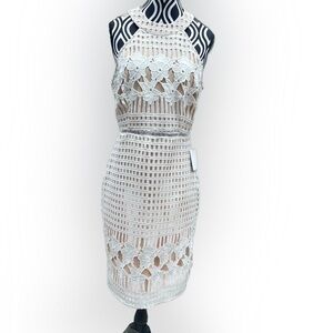 Lulus floral lace dress